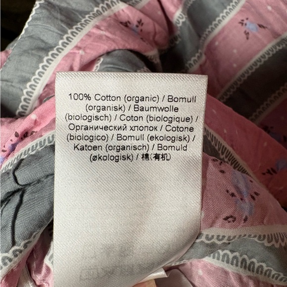 Ganni Pink and Gray Striped Long Sleeve Dress - Picture 6 of 9